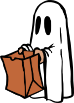 [ghost with bag]